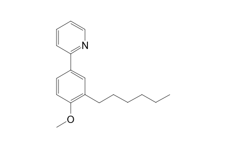 2-(3-n-hexyl-4-methoxyphenyl)pyridine