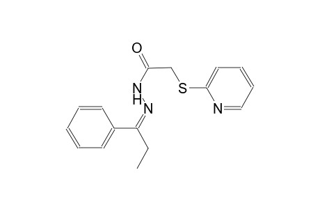 N'-[(Z)-1-phenylpropylidene]-2-(2-pyridinylsulfanyl)acetohydrazide