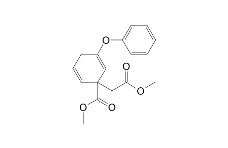 Methyl 2-[3'-phenoxy-1'-(methoxycarbonyl)-2',5'-cyclohexadienyl]-acetate