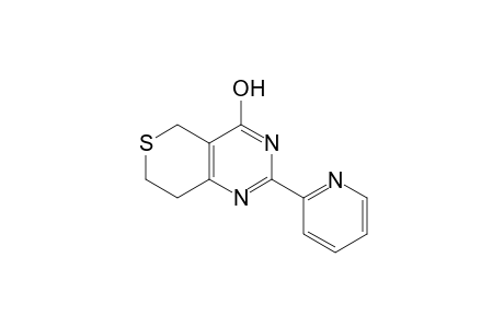 7,8-dihydro-2-(2-pyridyl)-5H-thiopyrano[4,3-d]pyrimidin-4-ol