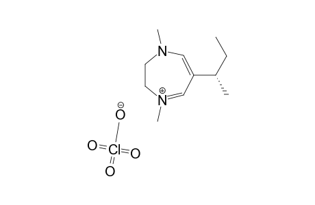 (S)-(+)-6-sec-Butyl-2,3-dihydro-1,4-dimethyl-1H-1,4-diazepinium-perchlorate