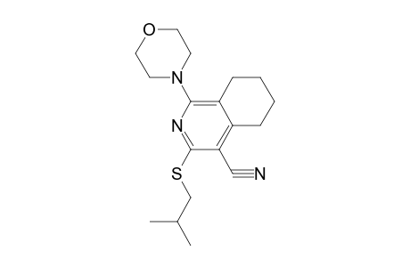 3-(Isobutylsulfanyl)-1-(4-morpholinyl)-5,6,7,8-tetrahydro-4-isoquinolinecarbonitrile