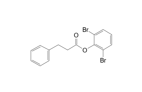 2,6-Dibromophenyl .beta.-phenylpropionate