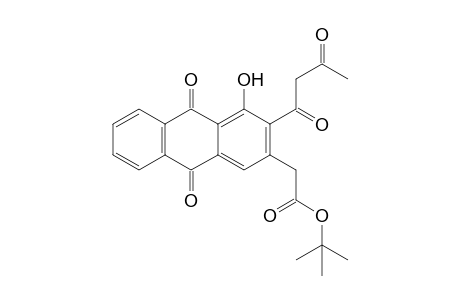 2-(3-acetoacetyl-4-hydroxy-9,10-diketo-2-anthryl)acetic acid tert-butyl ester