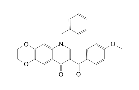 [1,4]dioxino[2,3-g]quinolin-9(6H)-one, 2,3-dihydro-8-(4-methoxybenzoyl)-6-(phenylmethyl)-