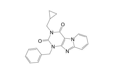 1-BENZYL-3-CYCLOPROPYLMETHYL-1H,3H-PYRIDO-[2,1-F]-PURINE-2,4-DIONE