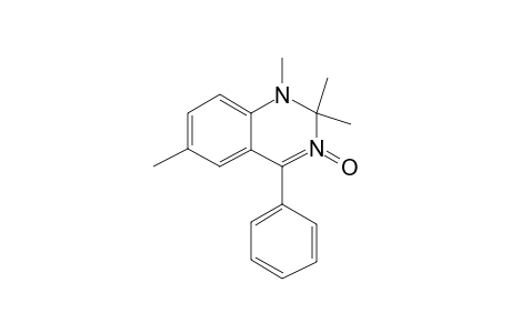 1,2,2,6-Tetramethyl-4-phenyl-1,2-dihydro-quinazoline, 3-oxide