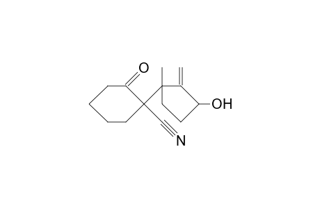 1a-Cyano-1-(1-methyl-3-hydroxy-2-methylidene-cyclopentyl)-cyclohexan-2-one