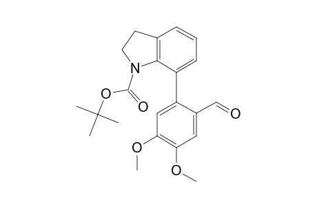 tert-Butyl 7-(2-Formyl-4,5-dimethoxyphenyl)-2,3-dihydroindole-1-carboxylate