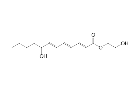 2'-Hydroxyethyl 8-hydroxy-2E,4E,6E-dodecatriaenoate