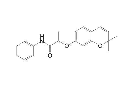 2-[(2,2-Dimethyl-2H-chromen-7-yl)oxy]-N-phenylpropanamide