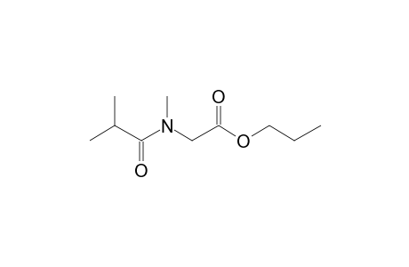 Sarcosine, N-isobutyryl-, propyl ester