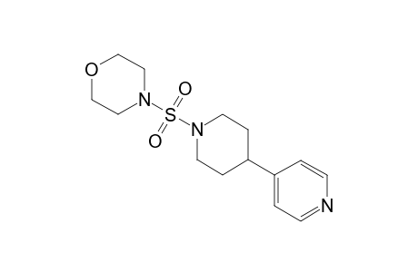 Morpholine, 4-[[4-(4-pyridinyl)-1-piperidinyl]sulfonyl]-