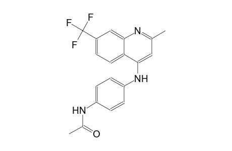 acetamide, N-[4-[[2-methyl-7-(trifluoromethyl)-4-quinolinyl]amino]phenyl]-