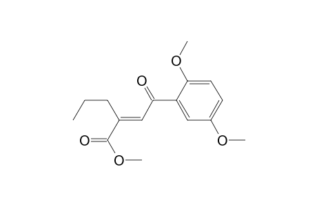 1-(2,5-Dimethoxyphenyl)-3-methoxycarbonyl-2-hexenone