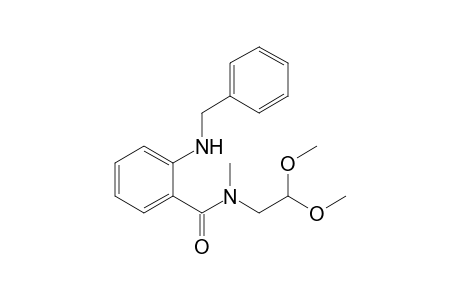 2-Benzylamino-N-methyl-N-(2,2-dimethoxyethyl)benzamide