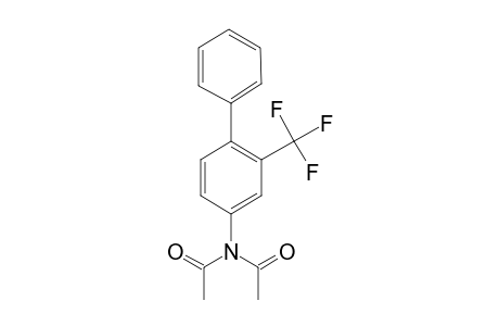 4-Phenyl-3-(trifluoromethyl)aniline, N,N-diacetyl-