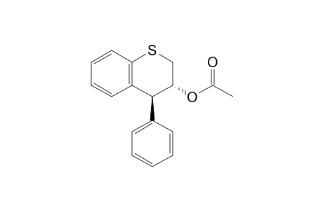 trans-3-Hydroxy-4-phenylthiochroman acetate