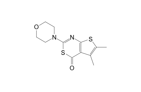 5,6-Dimethyl-2-(4-morpholinyl)-4-thieno[2,3-d][1,3]thiazinone