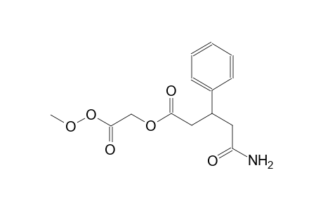 ethaneperoxoic acid, [(5-amino-1,5-dioxo-3-phenylpentyl)oxy]-, methylester