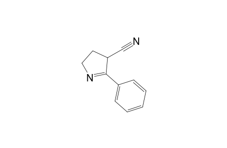 5-phenyl-3,4-dihydro-2H-pyrrole-4-carbonitrile