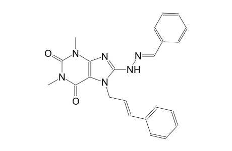 benzaldehyde {1,3-dimethyl-2,6-dioxo-7-[(2E)-3-phenyl-2-propenyl]-2,3,6,7-tetrahydro-1H-purin-8-yl}hydrazone