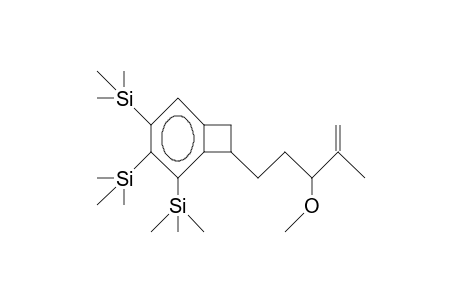 1-(1,2-Dihydro-4,5,6-tris(trimethylsilyl)-benzocyclobuten-1-yl)-3-methoxy-4-methyl-4-pentene