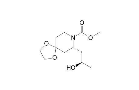 Methyl (R)7-((R)2'-hydroxypropyl)-1,4-dioxa-8-aza-spiro[4.5]decane-8-carboxylate