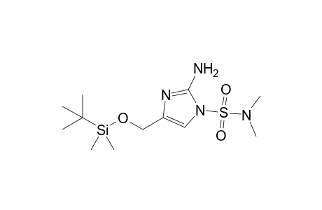 4-[(t-Butyldimethylsilyloxy)methyl]-2-amino-N,N-dimethyl-1H-imidazole-1-sulfonamide