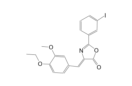 (4Z)-4-(4-ethoxy-3-methoxybenzylidene)-2-(3-iodophenyl)-1,3-oxazol-5(4H)-one