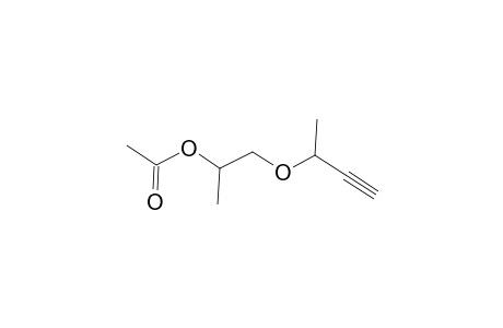 2-Propanol, 1-[(1-methyl-2-propynyl)oxy]-, acetate