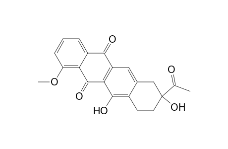 5,12-Naphthacenedione, 8-acetyl-7,8,9,10-tetrahydro-8,11-dihydroxy-1-methoxy-, (.+-.)-
