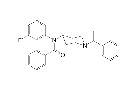 N-3-fluorophenyl-N-[1-(1-phenylethyl)piperidin-4-yl]benzamide