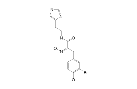 (2Z)-3-(3-bromo-4-hydroxy-phenyl)-2-hydroximino-N-[2-(3H-imidazol-4-yl)ethyl]propionamide