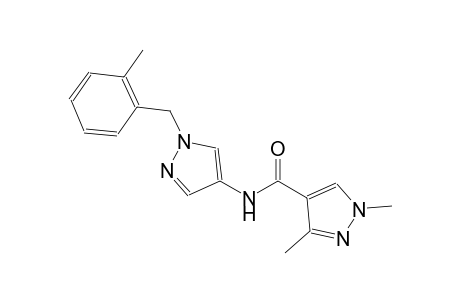 1,3-dimethyl-N-[1-(2-methylbenzyl)-1H-pyrazol-4-yl]-1H-pyrazole-4-carboxamide