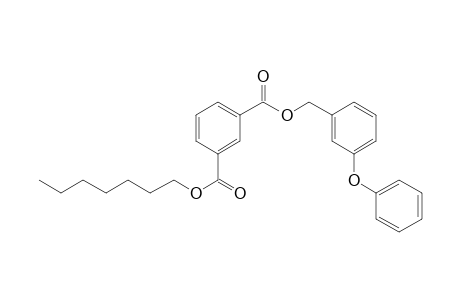 Isophthalic acid, heptyl 3-phenoxybenzyl ester