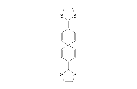3,9-BIS-(1,3-DITHIOL-2-YLIDEN)-SPIRO-[5,5]-UNDECAN-1,4,7,10-TETRAENE