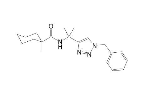 N-(2-[1-Benzyl-1H-1,2,3-triazol-4-yl]propan-2-yl)-1-methylcyclohexanecarboxamide