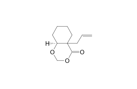 4H-1,3-Benzodioxin-4-one, hexahydro-4a-(2-propenyl)-, (4aS-cis)-