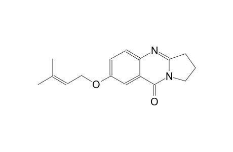 pyrrolo[2,1-b]quinazolin-9(1H)-one, 2,3-dihydro-7-[(3-methyl-2-butenyl)oxy]-