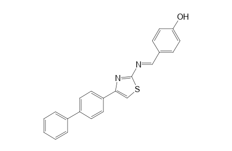 4-[(4-biphenyl-4-yl-thiazol-2-ylimino)-methyl]-phenol