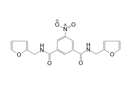 1,3-benzenedicarboxamide, N~1~,N~3~-bis(2-furanylmethyl)-5-nitro-