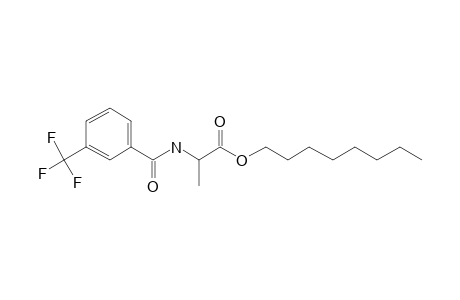 L-Alanine, N-(3-trifluoromethylbenzoyl)-, octyl ester