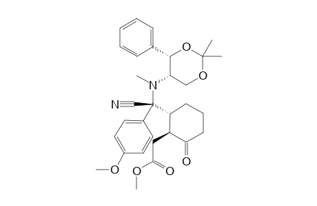 {(1S,2R)-2-[(R)-Cyano-[((4S,5S)-2,2-dimethyl-4-phenyl-[1,3]dioxan-5-yl)-methyl-amino]-(4-methoxy-phenyl)-methyl]-6-oxo-cyclohexyl}-acetic acid methyl ester