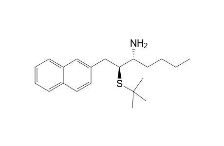 (2S,3R)-2-(tert-butylthio)-1-(2-naphthalenyl)-3-heptanamine