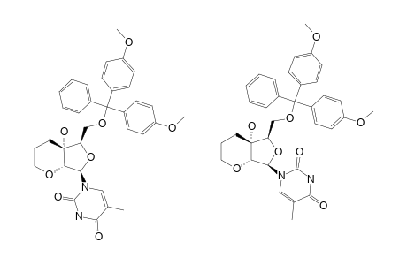 (1R,6R,7R,9R)-7-(4,4'-DIMETHOXYTRITYLOXYMETHYL)-6-HYDROXY-9-(THYMIN-1-YL)-2,8-DIOXABICYCLO-[4.3.0]-NONANE