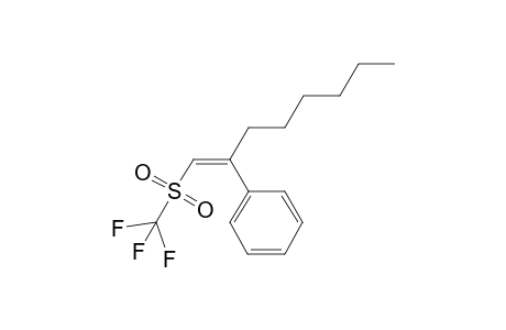 (Z)-2-n-Hexyl-2-phenyl-1-(trifluoromethyl)sulfonyl]ethene