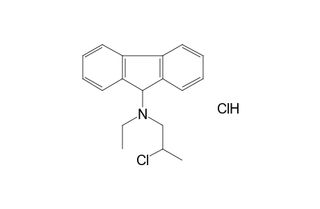 N-(2-CHLOROPROPYL)-N-ETHYL-FLUOREN-9-AMINE, HYDROCHLORIDE