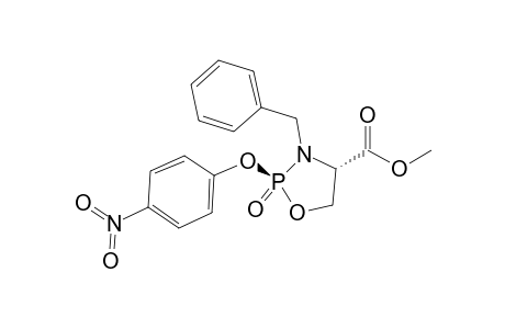 METHYL-(2R,4S)-2-(4-NITROPHENOXY)-2-OXO-3-BENZYL-1,3,2-OXAZAPHOSPHOLIDINE-4-CARBOXYLATE