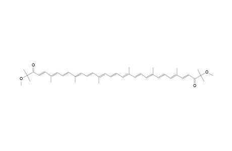 .psi.,.psi.-Carotene, 3,3',4,4'-tetradehydro-1,1',2,2'-tetrahydro-1,1'-dimethoxy-2,2'-dioxo-